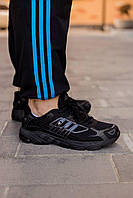 Черные замшевые летние мужские кроссовки Adidas Originals Response Cl