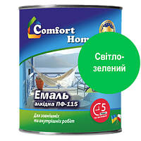 Эмаль алкидная Comfort ПФ-115 Светло-Зеленый глянец 0,9 кг