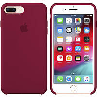 Чохол бампер силіконовий для Apple Iphone 8+ iPhone 8 Plus айфон Silicone Case Колір Червоний (rose red)