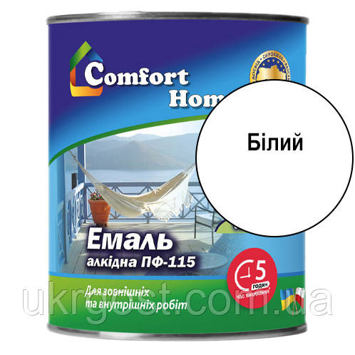 Емаль алкідна Comfort ПФ-115 Біла глянець 50 кг