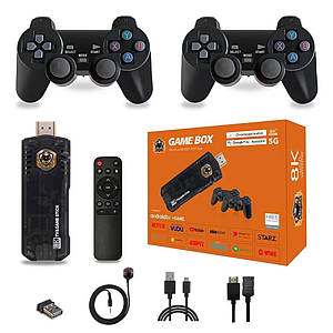 Ігрова консоль AndroidTV&Game Stick X8 64Gb 8K Ultra HD з бездротовим контролером 2.4G