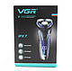 Електробритва VGR V-306 Вологостійка Акумуляторна, фото 2