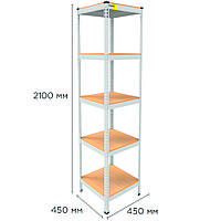 Металлический стеллаж MRL-2100 ( 450x450) белый