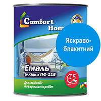 Эмаль алкидная Comfort ПФ-115 Ярко-голубая глянец 2,8 кг