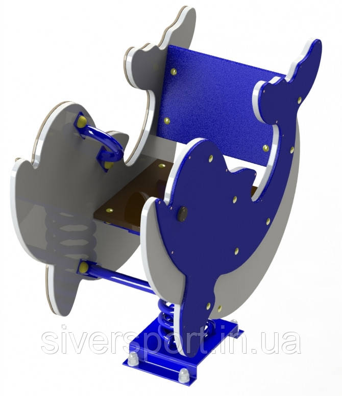 Гойдалка на пружині "Дельфін" SiverSport KID109, фото 1