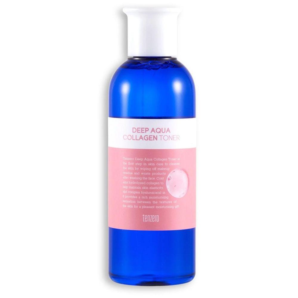 Тонер для обличчя з колагеном Tenzero Deep Aqua Collagen Toner, 200 мл, фото 1