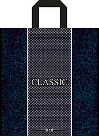 Пакет із ручками петля "Класик" (38х41+3) 80 мкм 25 шт./паковання