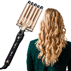 Плойка для волосся п'ять хвиль 45Вт, Geemy GM 2933, 2 режими / Керамічні щипці для локонів / Плойка для завивки, фото 5