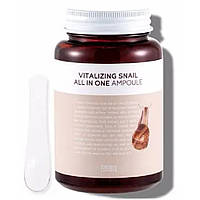 Сыворотка для лица с муцином улитки Tenzero Vitalizing Snail All In One Ampoule, 250 мл