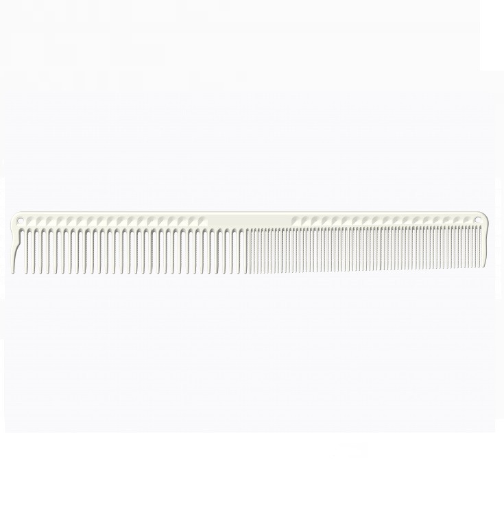 Класичний гребінець JRL для стрижки волосся білий, 22см (JRL-305)