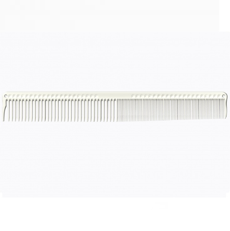Гребінець JRL для стрижки волосся білий, 17,5 см (JRL-301)