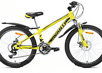 Велосипед подростковый 24" Avanti Dakar алюминиевый жовтий