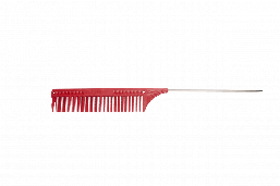 Гребінець JRL з металевим хвостиком червоний, 22,5 cм (JRL-102RED)