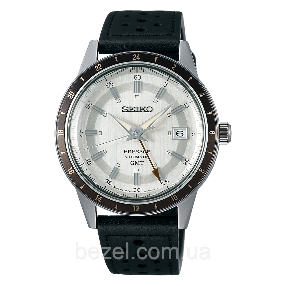 Чоловічий годинник Seiko SSK011J1 SARY231 Presage Style 60’s GMT Collection