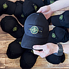Кепка Stone Island бейсболка Стон Айленд чорна з патчем Турецький коттон літня чоловіча жіноча, фото 9