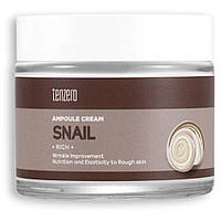 Крем для лица с муцином улитки Tenzero Rich Snail Ampoule Cream, 70 г