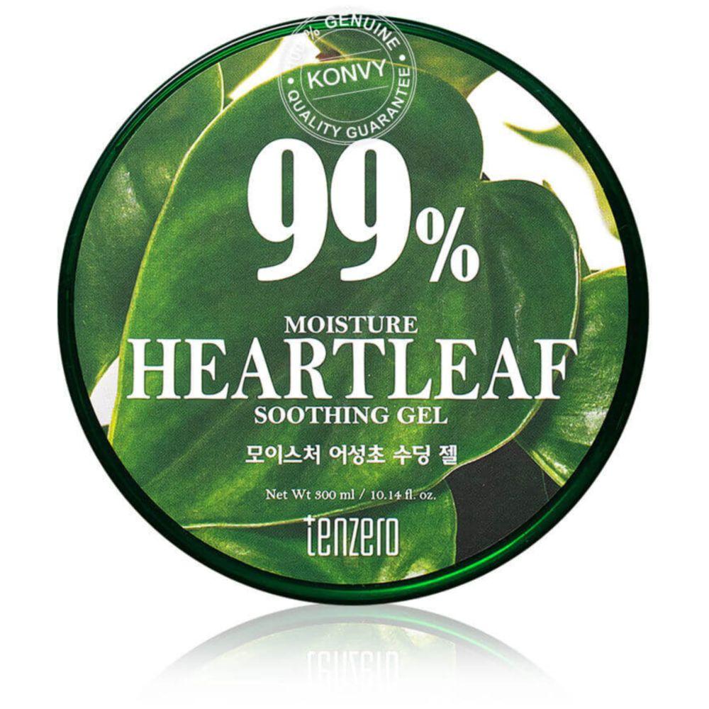 Зволожувальний гель для шкіри Tenzero 99% Moisture Heartleaf Soothing Gel, 300 мл