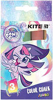 Мел цветной Kite 3цв LP21-077 My Little Pony Jumbo