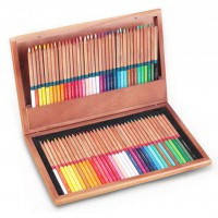 Цветные карандаши Marco 72цв. FineArt-72WB круглые, кедр в деревянной упаковке