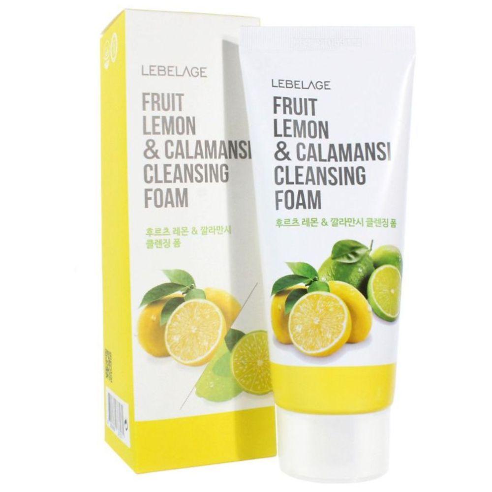 Пінка для вмивання з лимоном і каламансі Lebelage Fruit Lemon&Calamansi Cleansing Foam 100 мл