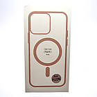 Чохол накладка з MagSafe Clear Case Magnetic для Apple iPhone 12 Pro Pink Sand, фото 2