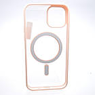 Чохол накладка з MagSafe Clear Case Magnetic для Apple iPhone 12 Pro Pink Sand, фото 5