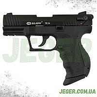 Стартовий сигнальний пістолет Blow TR 34 Black 9мм, Сигнально шумовий пістолет Blow TR 34 чорний для самооборони