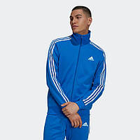 Спортивный мужской костюм Adidas (Адидас) эластика, дайвинг синий