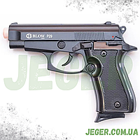Стартовий сигнальний пістолет Blow P29 Black 9мм, Сигнально шумовий пістолет Blow P29 чорний для самооборони