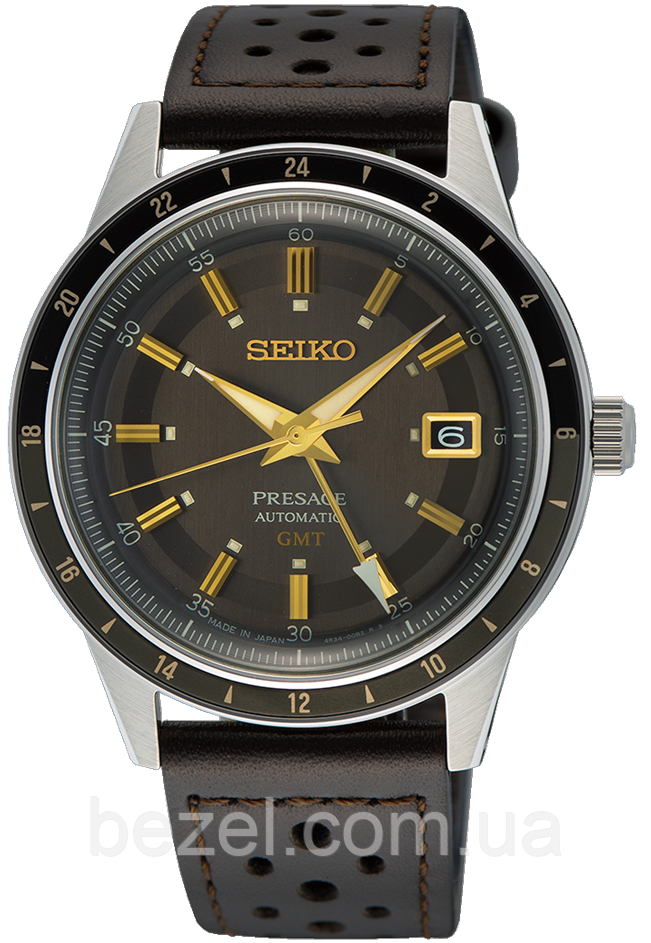 Чоловічий годинник Seiko SSK013J1 SSK013JC Presage Style 60’s GMT Collection