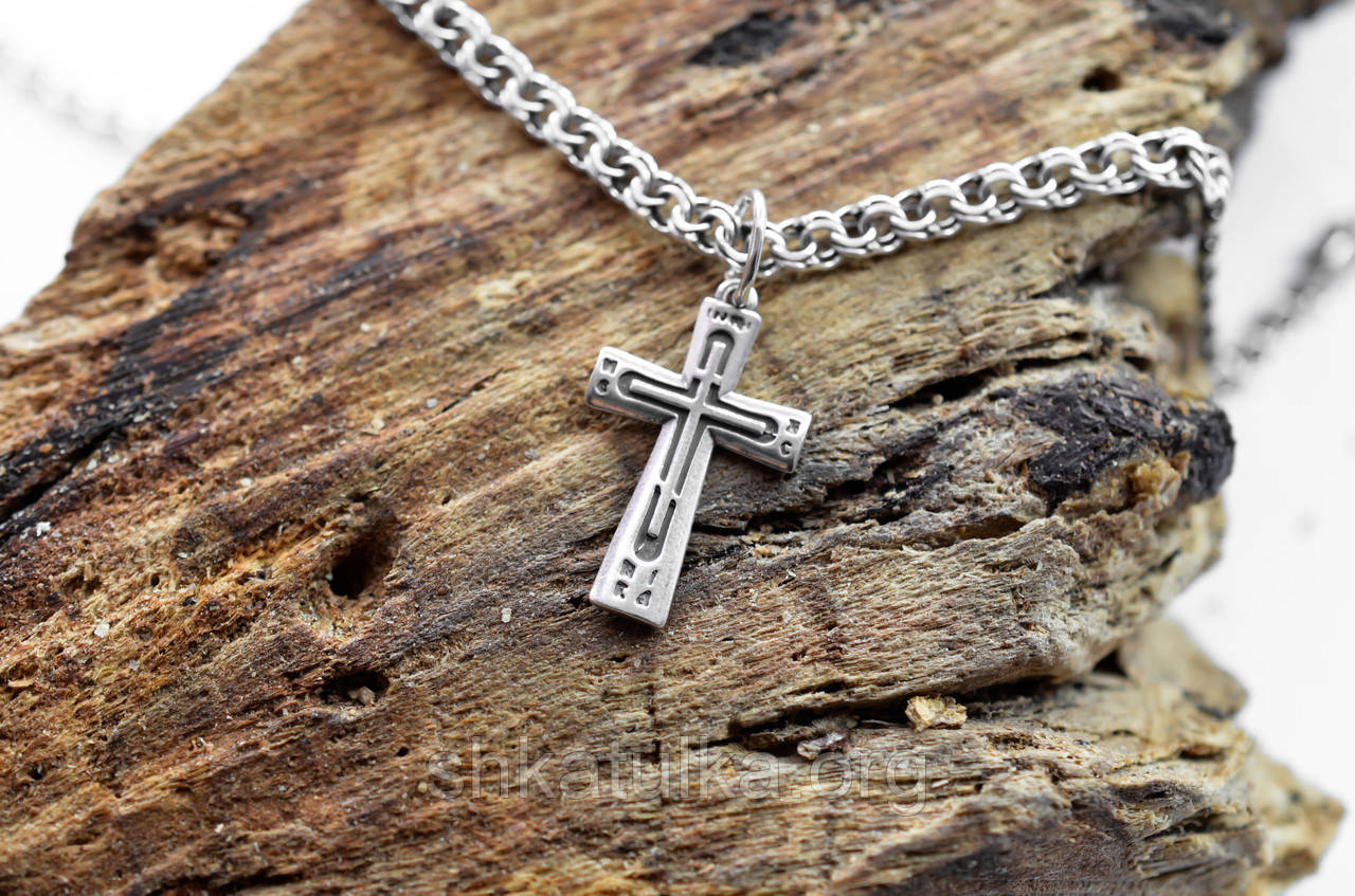 Срібний хрест 925 проби Кр33ч