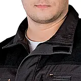 Куртка чоловіча робоча Lebber&Hollman FORMEN LH-FMN-J зелено-чорно-сіра, фото 3