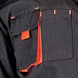 Куртка чоловіча робоча Lebber&Hollman FORMEN LH-FMN-J зелено-чорно-сіра, фото 4