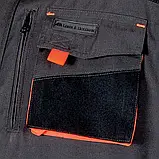 Куртка чоловіча робоча Lebber&Hollman FORMEN LH-FMN-J зелено-чорно-сіра, фото 5