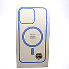 Чохол накладка з MagSafe Clear Case Magnetic для Apple iPhone 12 Pro Max Sierra blue, фото 2