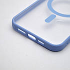 Чохол накладка з MagSafe Clear Case Magnetic для Apple iPhone 12 Pro Max Sierra blue, фото 6