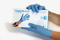 Перчатки нитриловые CEROS Fingers Blue XS 100 шт