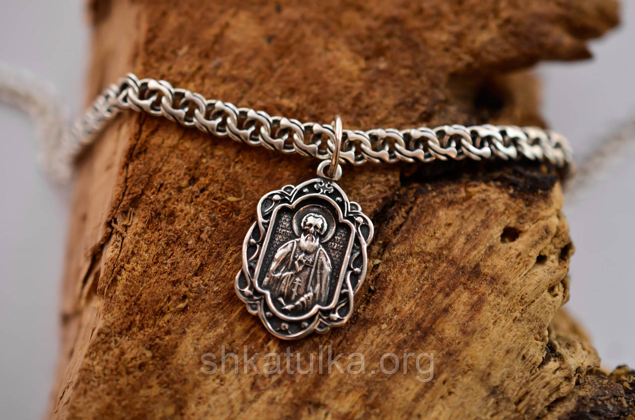 Срібна ладанка 925 проби з чорнінням Л18ч