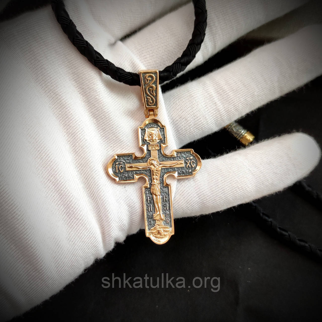 Срібний хрест 925 проби Кр0176п