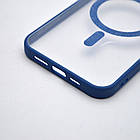 Чохол накладка з MagSafe Clear Case Magnetic для Apple iPhone 12 Pro Max Navy blue, фото 5