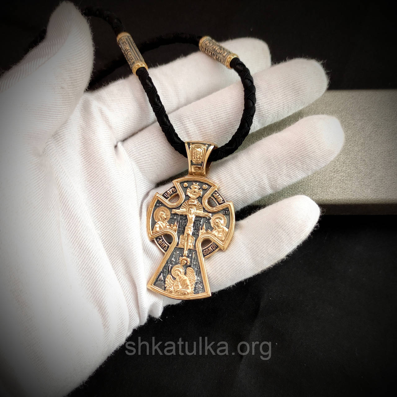 Срібний хрест 925 проби Кр0184п