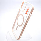 Чохол накладка з MagSafe Clear Case Magnetic для Apple iPhone 12 Pro Max Pink Sand, фото 4