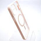 Чохол накладка з MagSafe Clear Case Magnetic для Apple iPhone 12 Pro Max Pink Sand, фото 3