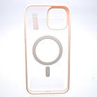 Чохол накладка з MagSafe Clear Case Magnetic для Apple iPhone 12 Pro Max Pink Sand, фото 5