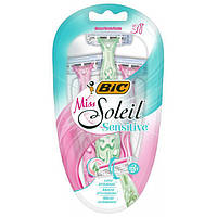 Станки бритвенные BIC Miss Soleil Sensitive 3 шт (3086123519176)