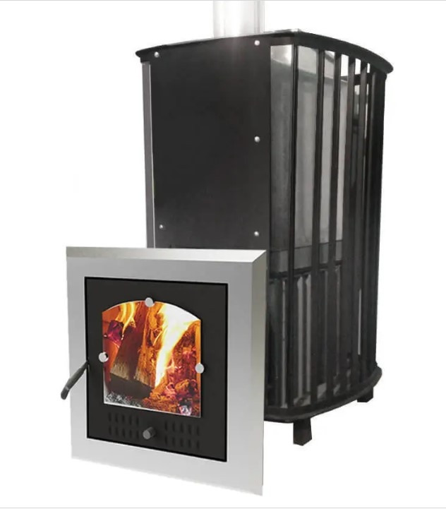 Дров'яна піч EcoFlame КАРПАТИ 20 (з виносом), фото 1