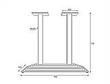 Металева опора для столу "Серія 15", фото 2