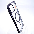 Чохол накладка з MagSafe Clear Case Magnetic для Apple iPhone 12 Pro Max Deep Purple, фото 3