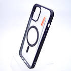 Чохол накладка з MagSafe Clear Case Magnetic для Apple iPhone 12 Pro Max Deep Purple, фото 4