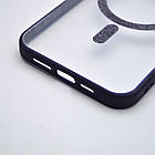 Чохол накладка з MagSafe Clear Case Magnetic для Apple iPhone 12 Pro Max Deep Purple, фото 6
